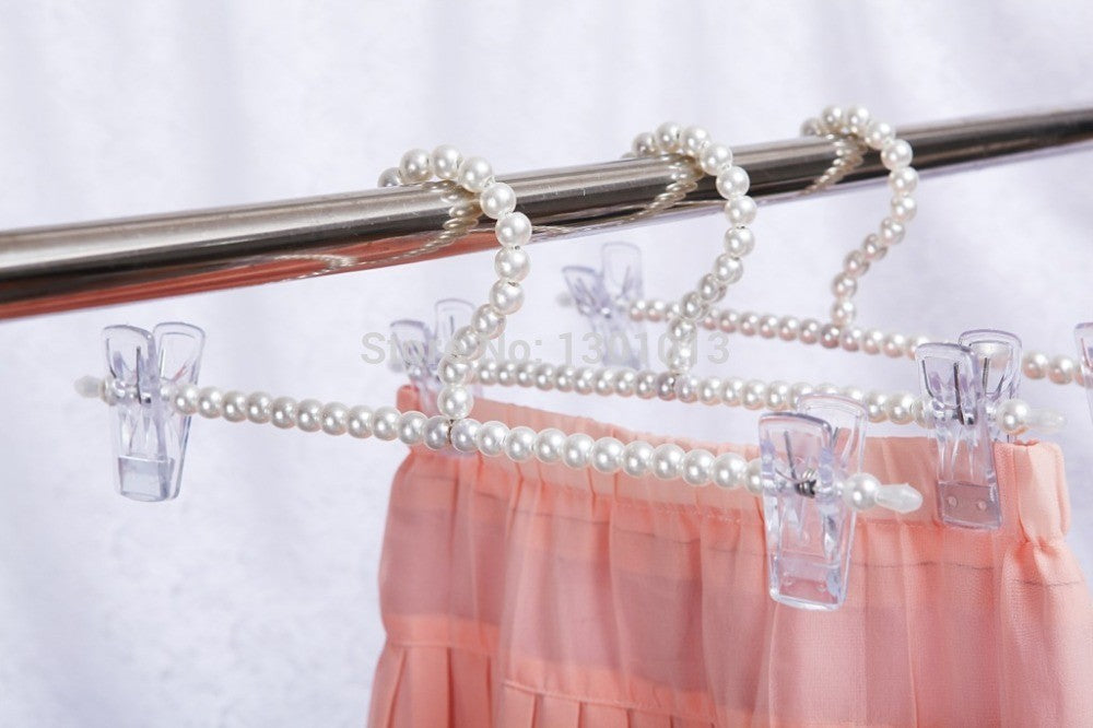 Triangle Brilliant Bulk Beaded Pearl Clothes Hanger - China Adult Hanger,  Women Hanger