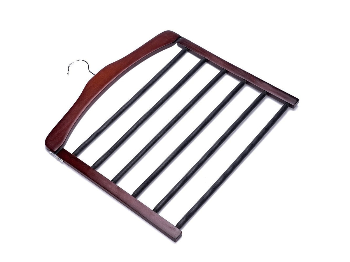 http://www.onlyhangers.com/cdn/shop/products/wooden-specialty-multi-pant-hanger-walnut-chrome_b566056f-63ac-4864-bcd6-270d897ed452_1200x1200.jpg?v=1580392617