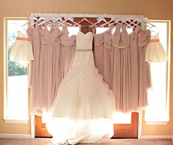 DIY Personalized Wedding Dress Hanger Cover