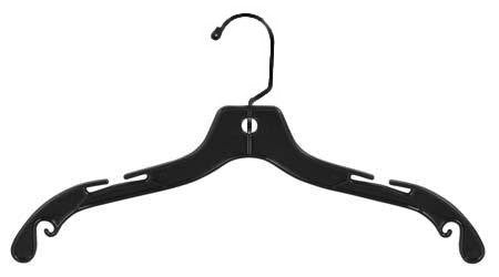 Black Plastic Clothes Vine Hangers (50) Pack