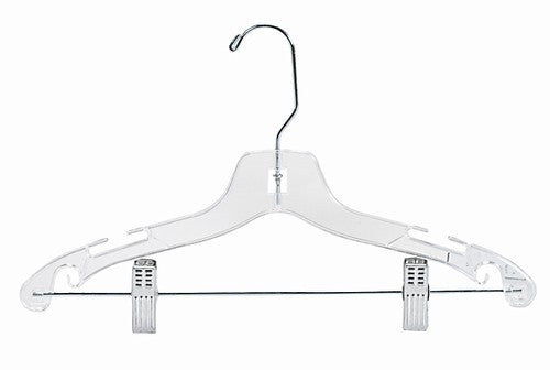 KACH12 11 Inch Acrylic Bulk Pants Hanger For Kids