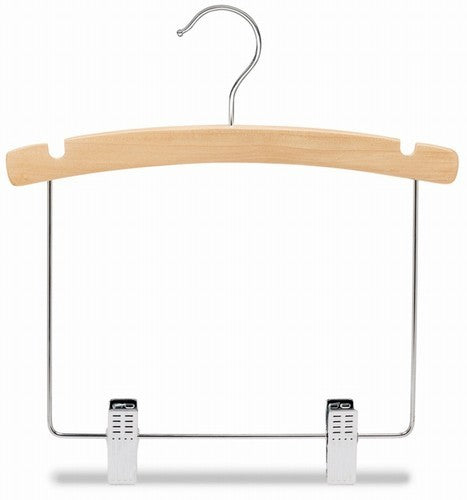 HOME-IT (12) PACK SOLID WOOD BABY CLOTHES HANGERS, BABY COAT HANGER CH –  homeitusa