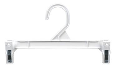 HOUSE DAY Plastic Hanger Clips, Strong Pinch Grip Clips for Use with  Slim-line Clothes Hangers, Finger Clips (100Pcs White)