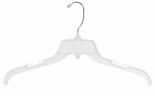 Hang It Up! White Plastic Hangers 10 Pack